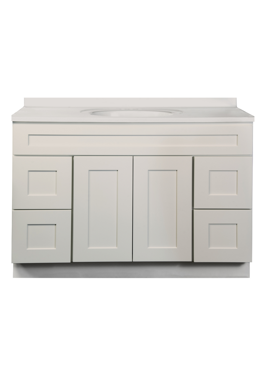 SHAKER WHITE VANITIES