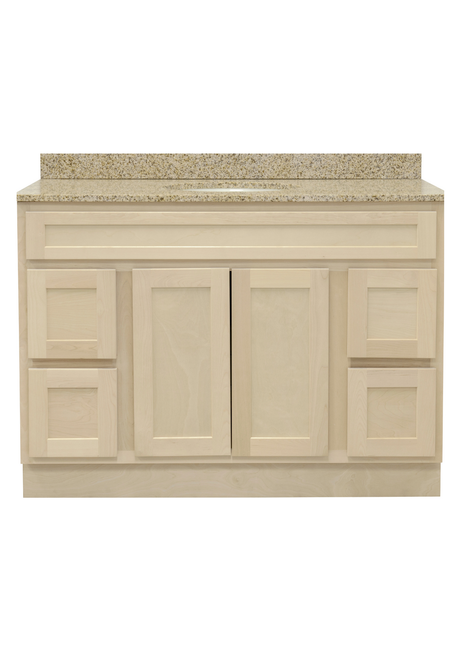 UNFINISHED SHAKER VANITIES